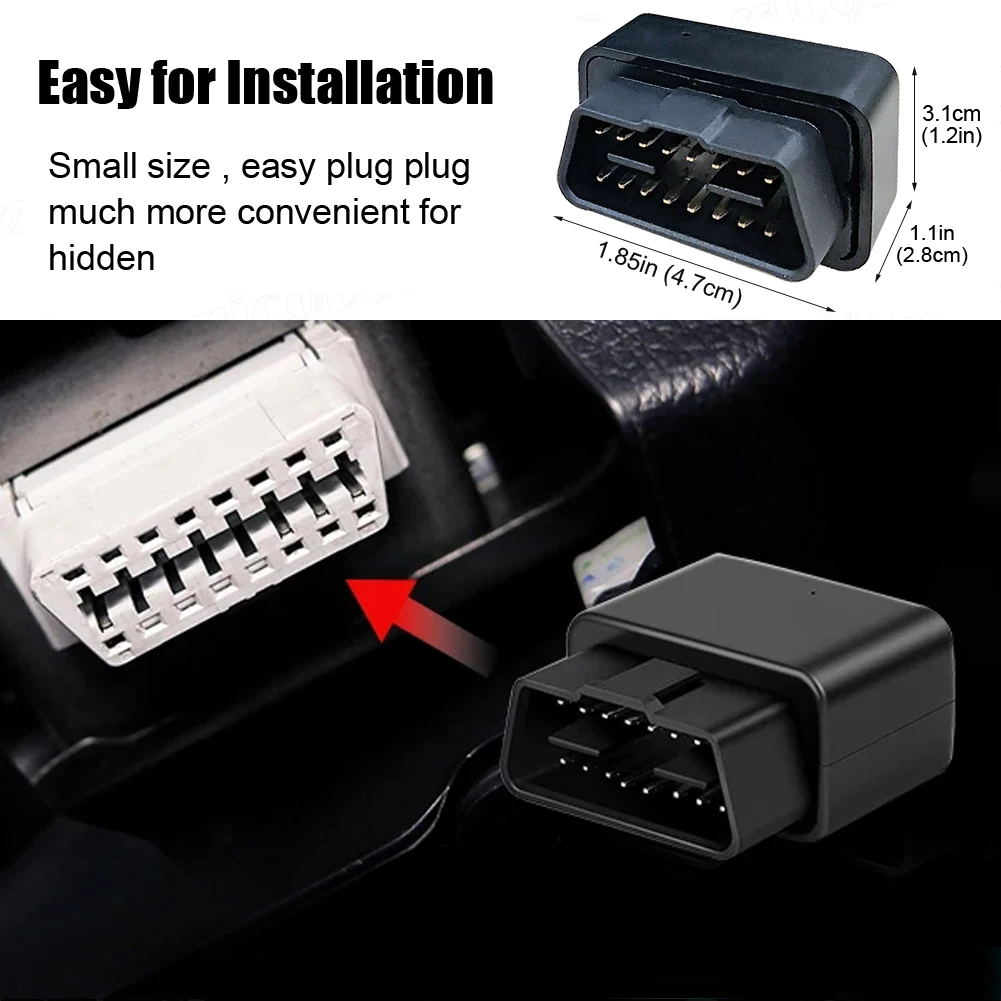 4G Mini OBD GPS-трекер 12В-24В Автомобильная Противоугонная сигнализация в режиме