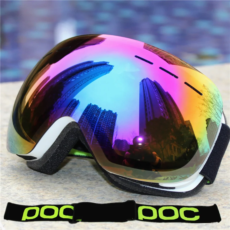 

Лыжные очки для мужчин и женщин зимние незапотевающие лыжные очки с бесплатной маской двухслойные очки для сноуборда UV400