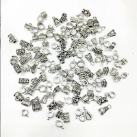 30pcs three way hanging head bracelet necklace buckle ring spacer pendant connecting elbow connector for diy jewelry findings