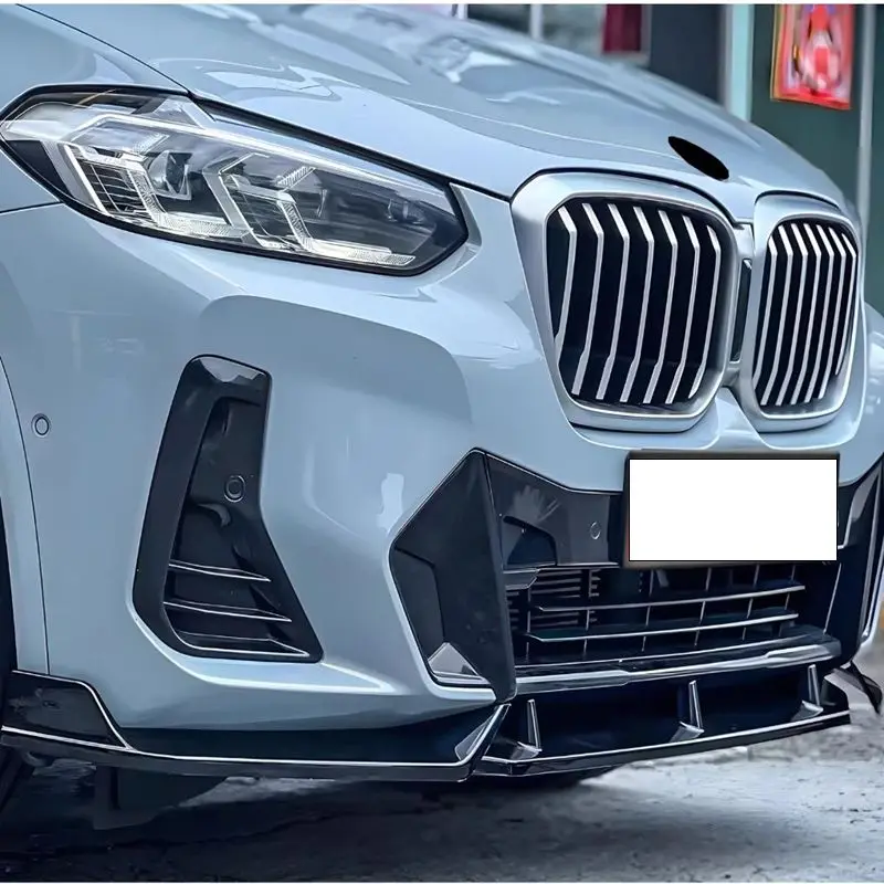 Фото MP Стиль для BMW X3 G01 X4 G02 IX3 G08 20d 30i 30d M40i M40d M-Sport 2022-2024 Передний бампер Губный спойлер Сплиттер Диффузор Тюнинг №3