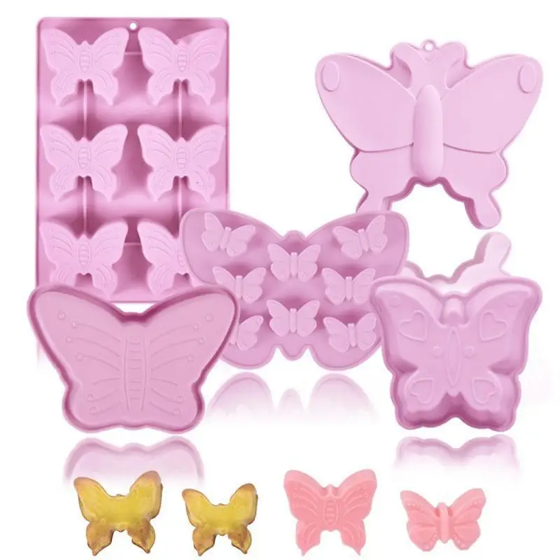 

Butterfly Silicone Jelly Stereo Mold Creative Mold Ornaments Easy Demoulding Food Grade Silicone Butterfly Shape Molds Diy Oven