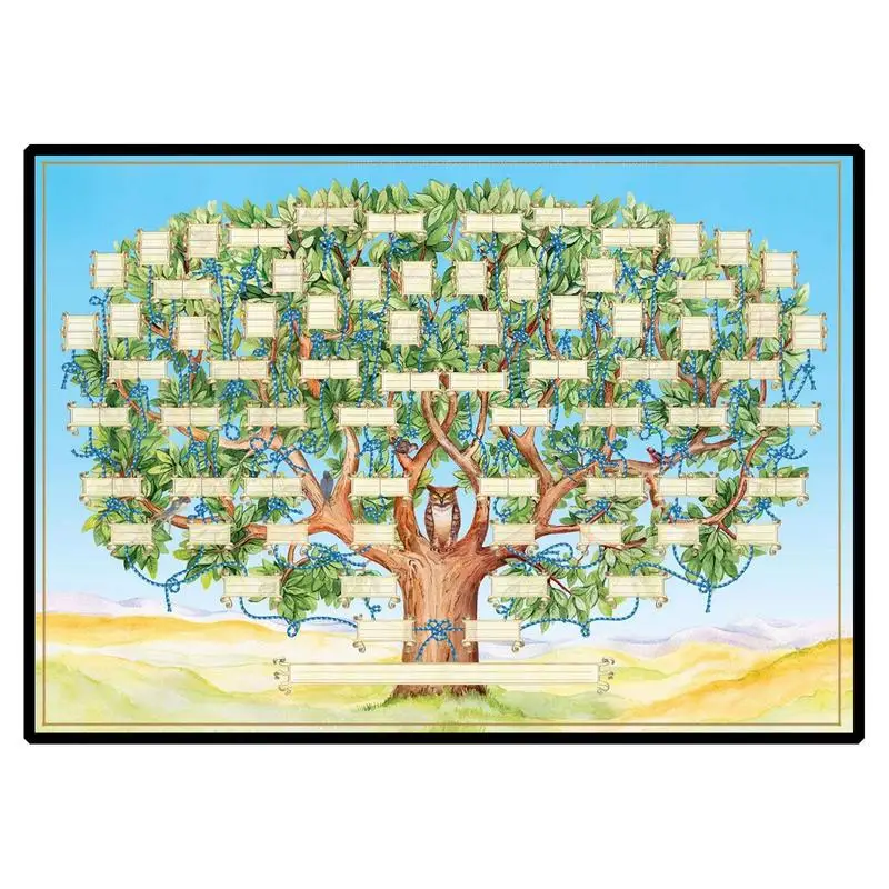 

Genealogy Charts Cherish Ancestry Tree Chart 23x35in Genealogy Supplies DIY Ancestry Photo Gallery Frame Decor 6 Generation For