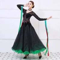 womens ballroom dance dress high quality tango flamenco waltz competition dance skirt adult standard ballroom dancing dresses