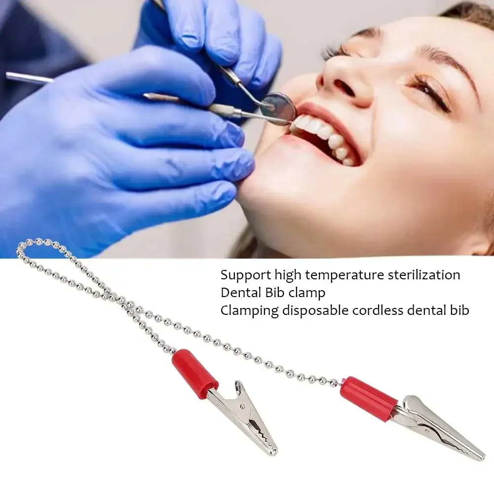 5 шт. пружинный зажим для полости рта стоматологический лабораторный нагрудник