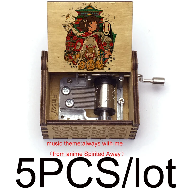 5 шт. Музыкальная шкатулка с мотивом аниме всегда со мной | Украшения и аксессуары