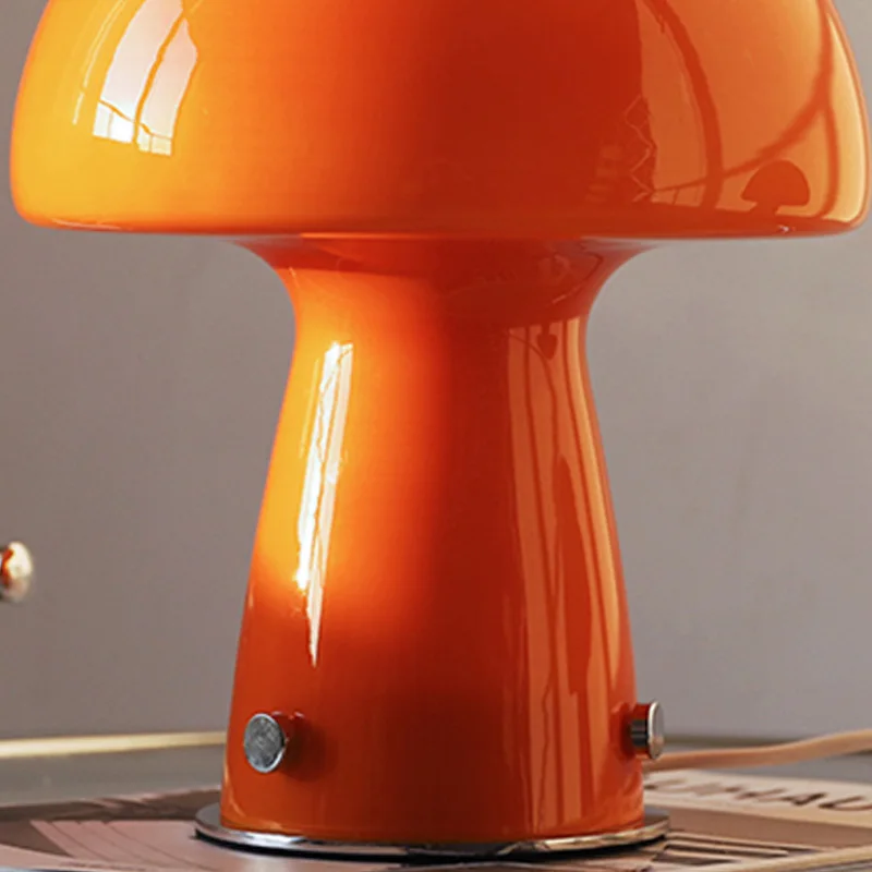 Современная светодиодная настольная лампа в виде гриба для спальни отеля