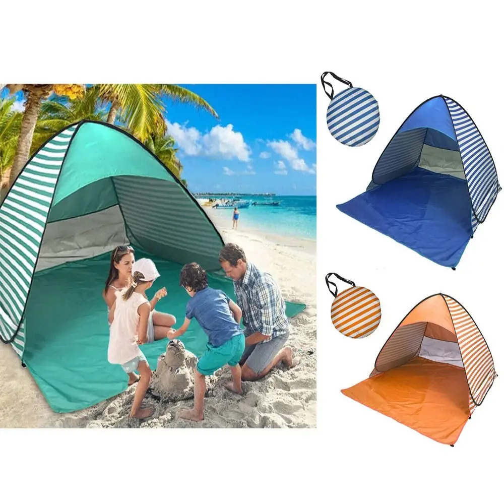 

Быстрооткрывающаяся легкая открывающаяся Солнцезащитная палатка для кемпинга, тент для пляжа с защитой от УФ-лучей