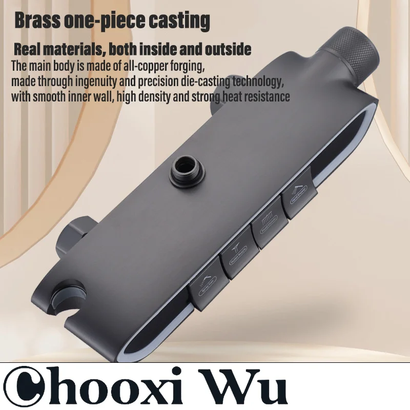 Термостатическая Душевая система CHOOXIWU умный цифровой смеситель для душа в