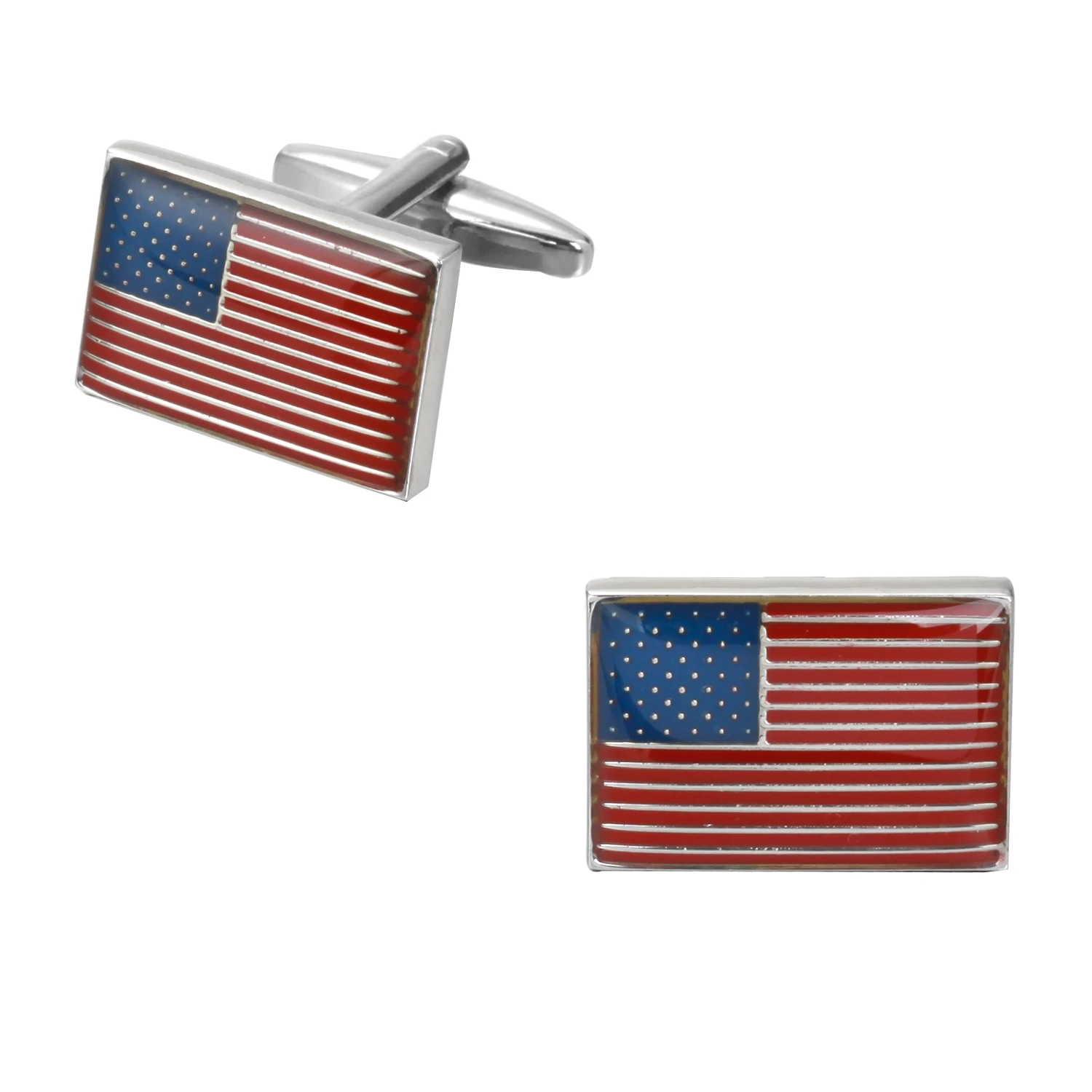 

High Quality Men Luxury National Flag Cufflinks Men's Cufflink for Men Wedding Jewelry Best Gifts Father's Day I Love My Dad
