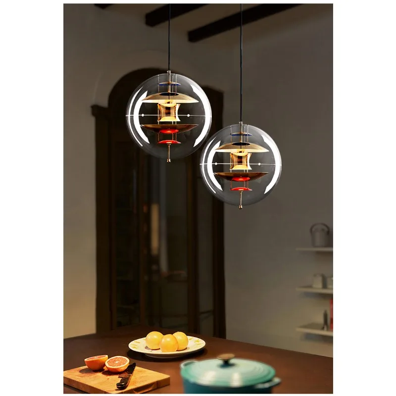 

Chandelier Led Art Pendant Lamp Light Room Decor Personalized Spherical Star Decoration Nordic Cafe Tea Restaurant Bar Fixture