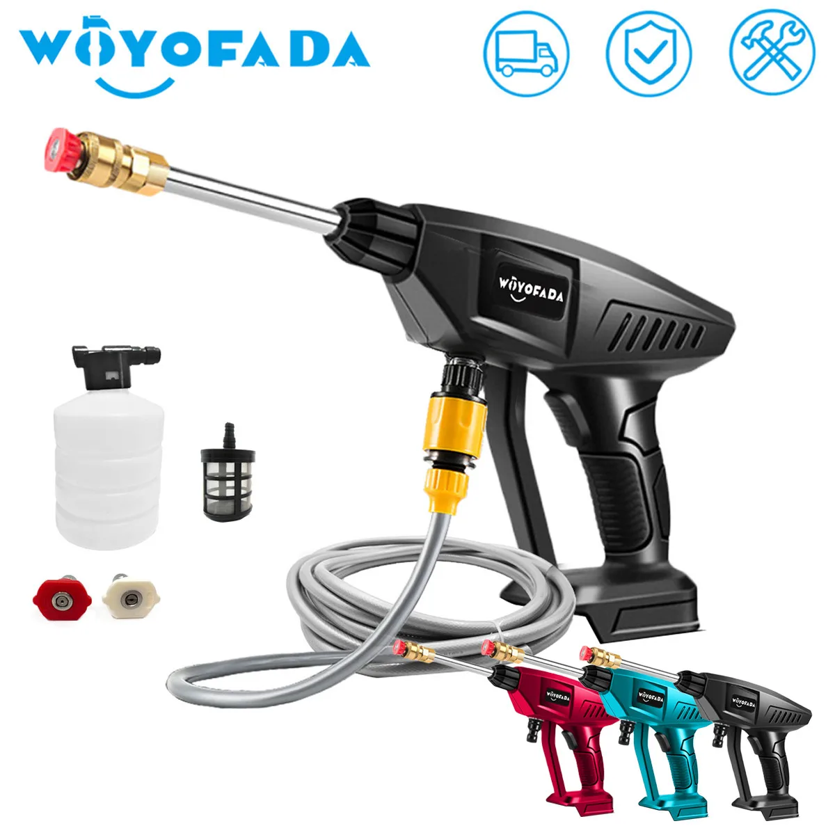 

Электрический беспроводной пистолет-распылитель для мойки высокого давления, 25 в