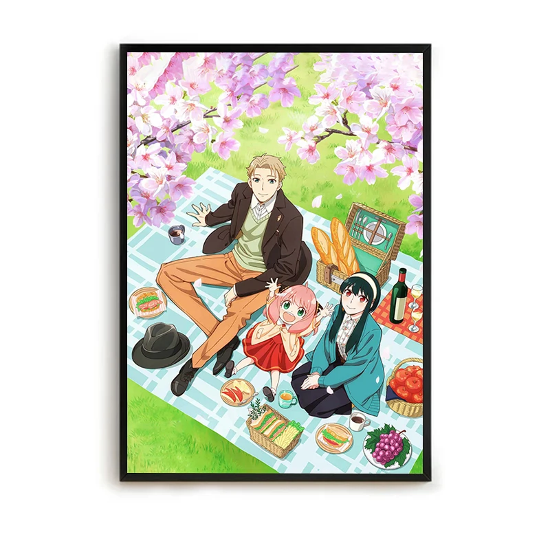 

Room Decor Spy X Family Paintings on the Wall Cartoon Cute Aesthetic Room Decoration Decorative Pictures for Living Room Canvas