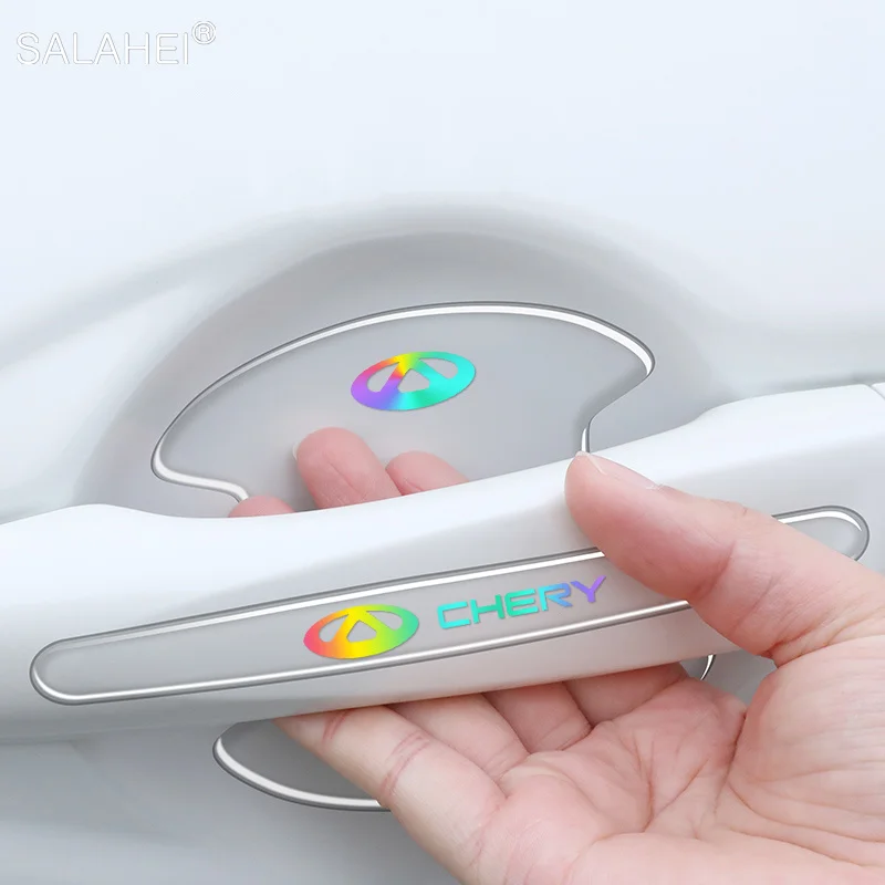 

Transparent Car Door Handle Bowl Scratch Protective Stickers For Chery Tiggo 2 7 3 5 T11 M11 A1A3 Fulwin QQ Anti-collision Strip