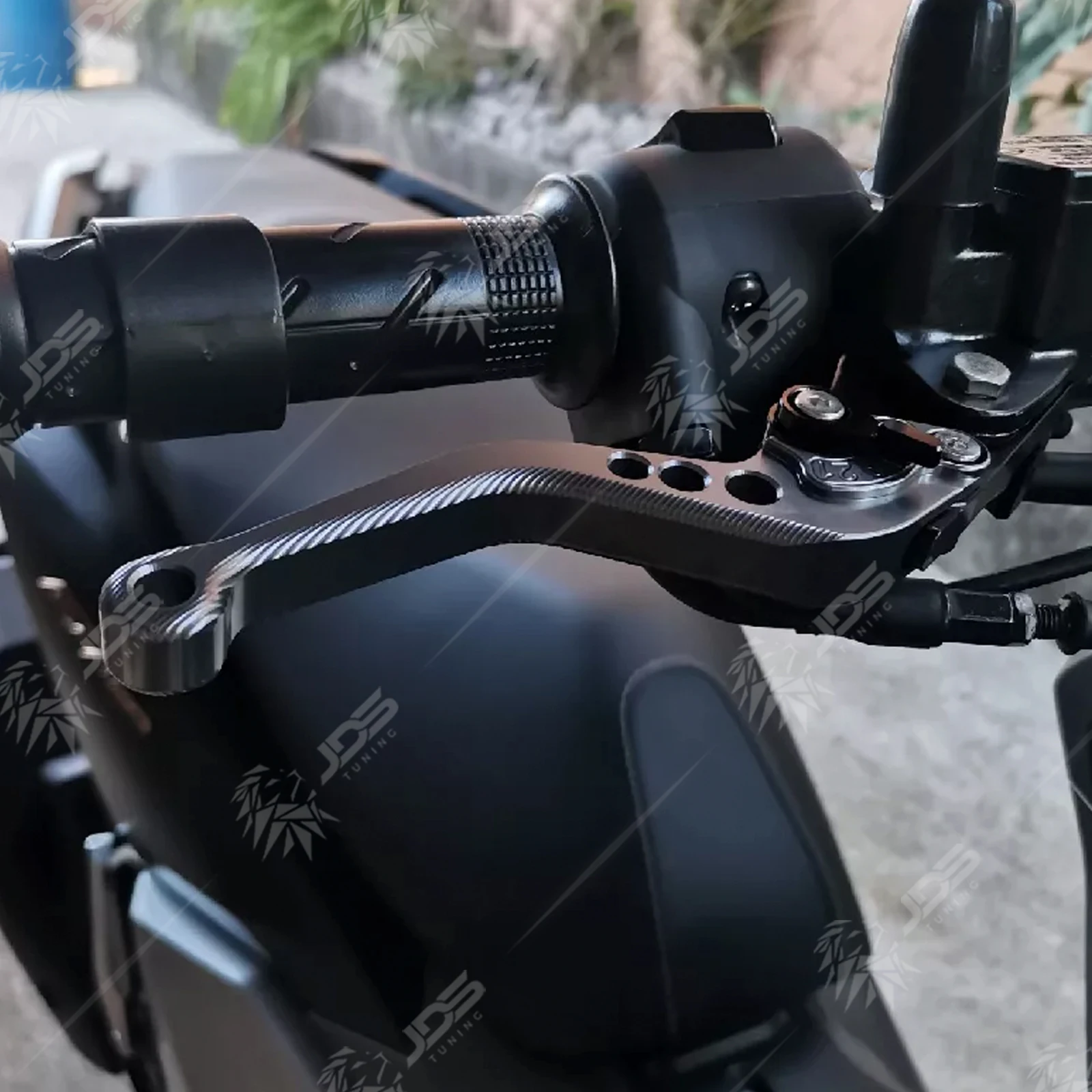 Фото Для Kawasaki NINJA125/NINJA250/NINJA300/BX125/250/EX250/300 Спортивный комплект коротких регулируемых тормозных рычагов с тремя пальцами №5