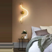 led postmodern golden silver black white music note designer light wall lamp wall light wall sconce for bedroom corridor