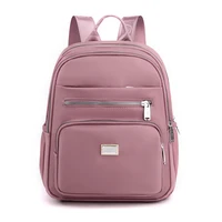 7 color solid pink backpacks for teenagers multi pockets womens backpacks brand anti theft backpack woman casual rucksack women