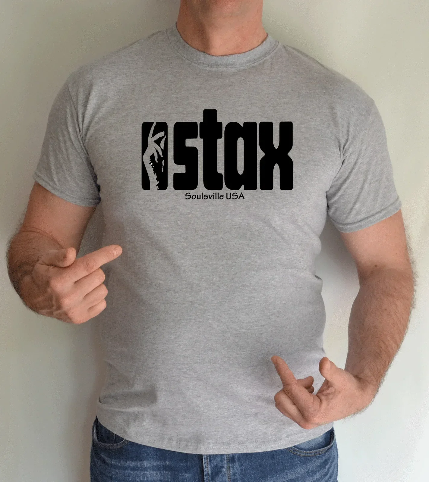 Фото ФУТБОЛКА STAX RECORDS С ПРИНТОМ 