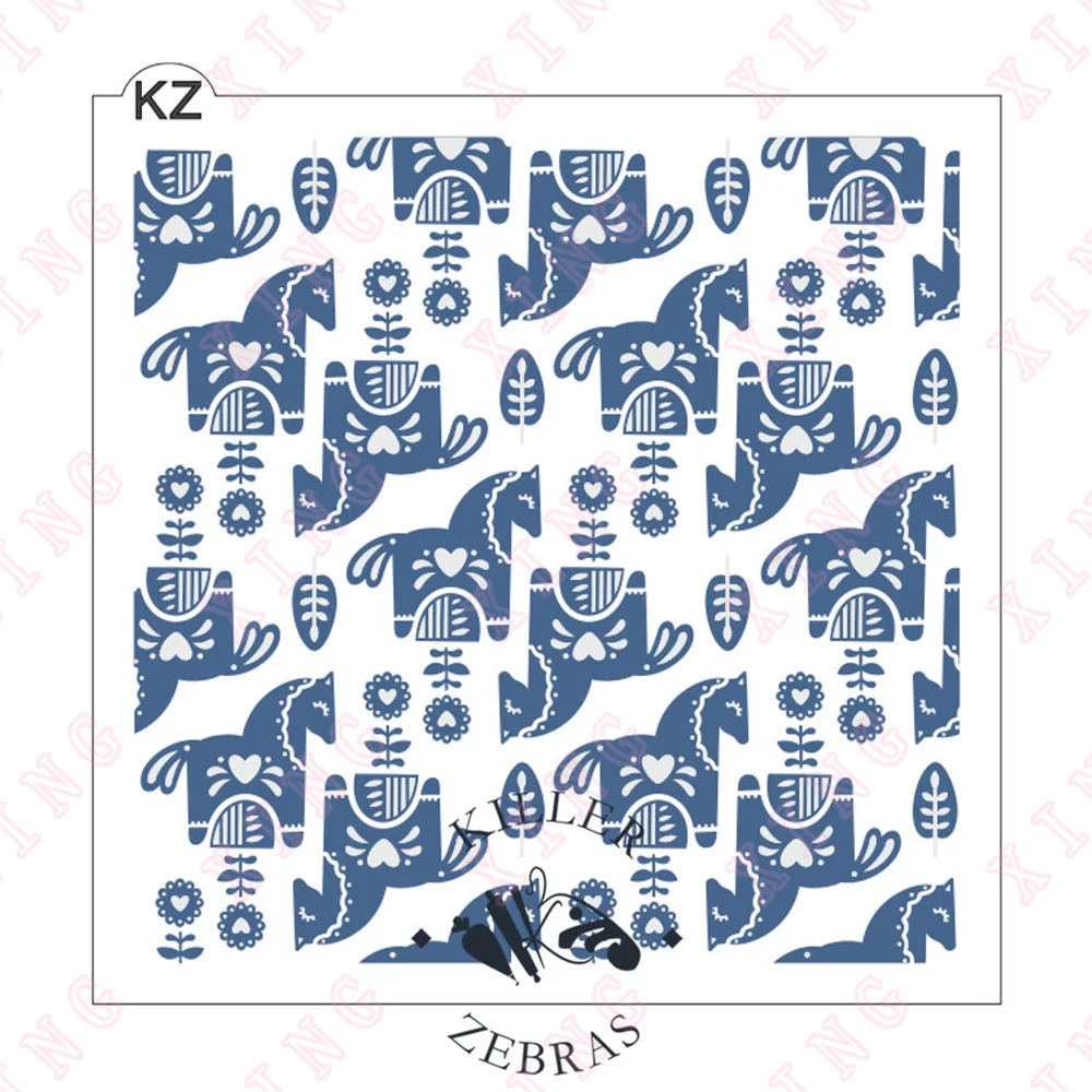 

Arrival New Metal Cutting Dies Diy Handmade Dala Horses Craft Molds 2022 Christmas Scrapbook Album Decoration Embossing Template