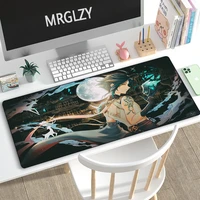 MRGLZY 400 900MM XXL Genshin Impact XIAO Mouse Pad Gamer Anime Large Desk Mat Computer Gaming Peripheral Accessories MousePads