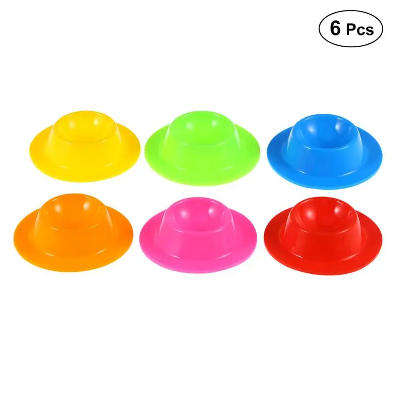 

6pcs Egg Cups Food Grade Silicone Dishwasher Safe Egg Stand Holder Kitchen Supplies (Red/Pink/Orange/Yellow/Blue/Green)