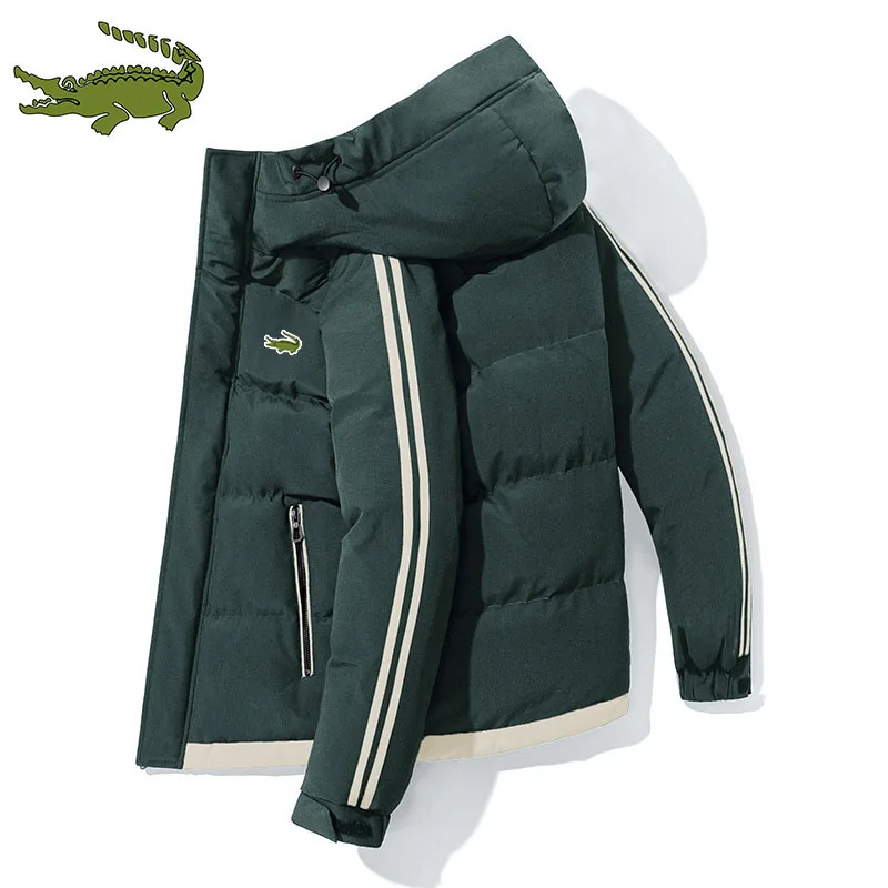 2022 Winter Men's High-quality Warm Windproof Cotton Jacket Fashion Casual Thickened Print Cotton Coat Coat