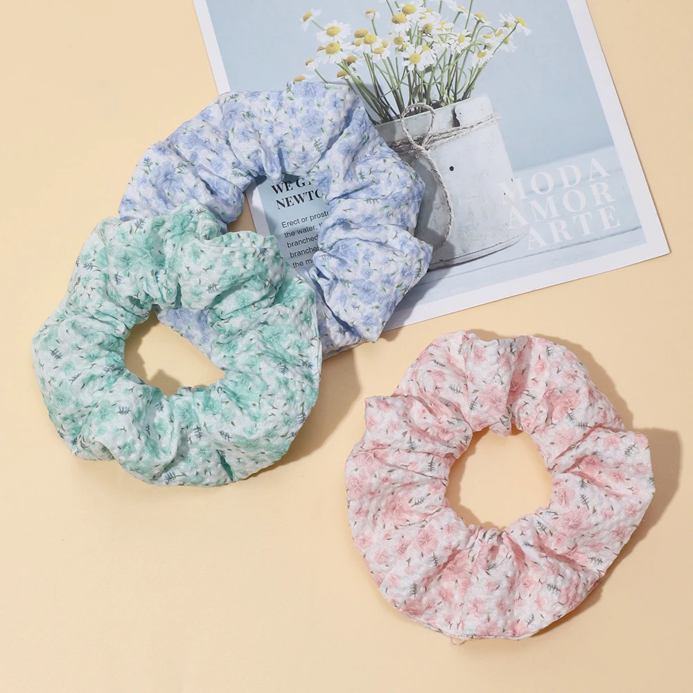 Женские резинки для волос в стиле принцессы с принтом девочек цветами Детские