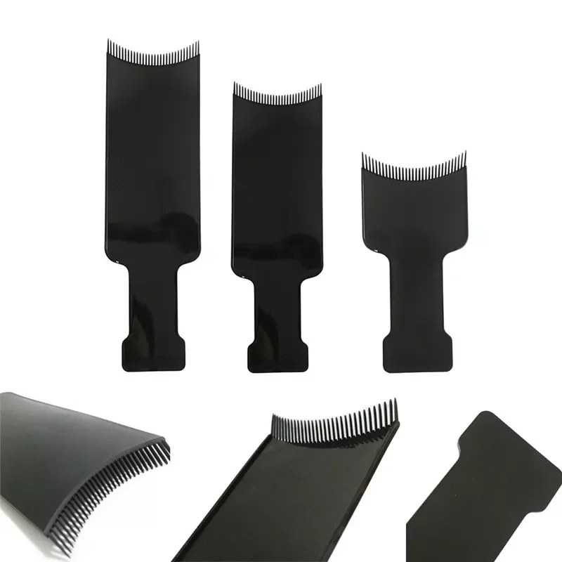 

3 Sizes Hairdressing Tools Hair Applicator Brush Dispensing Salon Hair Coloring Dyeing Pick Color Board Styling Combs