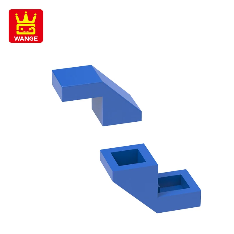 Наклон Wange 28192 100 г/238 шт. 2x1 с вырезами без блока-Гвоздика Moc совместимый кирпичом