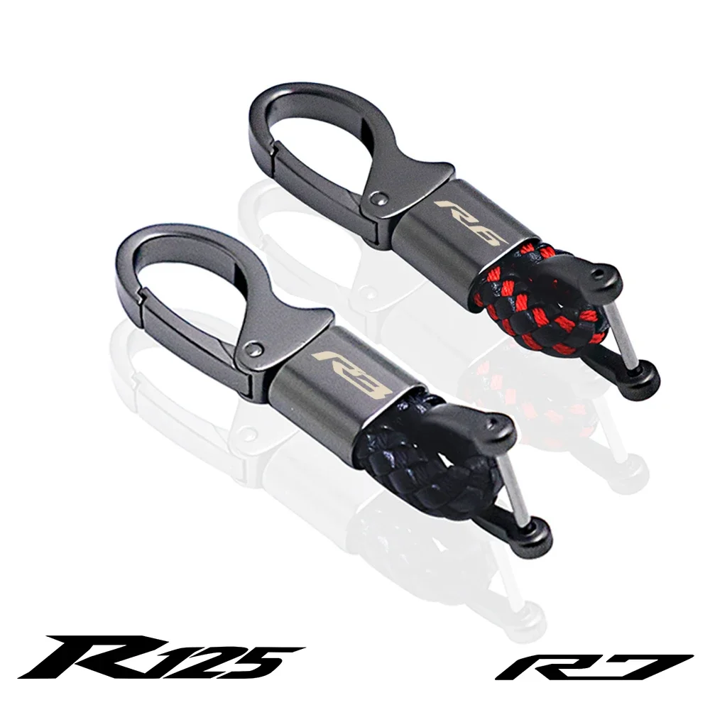 Кожаный брелок для ключей мотоцикла из микрофибры хорошего качества Yamaha r1 r3 r6 r7