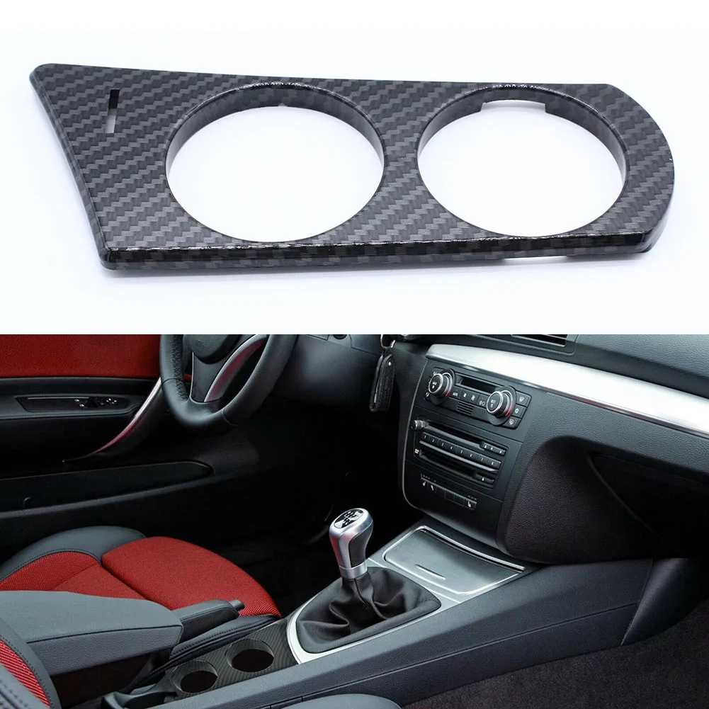 

Держатель стакана из углеродного волокна для BMW 1 серии E81 E82 E87 E88 хэтчбека купе держатель стакана для воды правый руль углеродное волокно