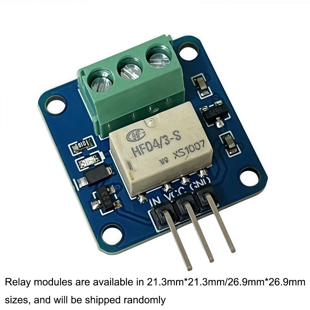 Фото Релейный модуль HFD4/3-S, тонкий 3,3 5 В STM32 51, релейная плата микроконтроллера для переключения сигнала или управления ВКЛ-ВЫКЛ №4