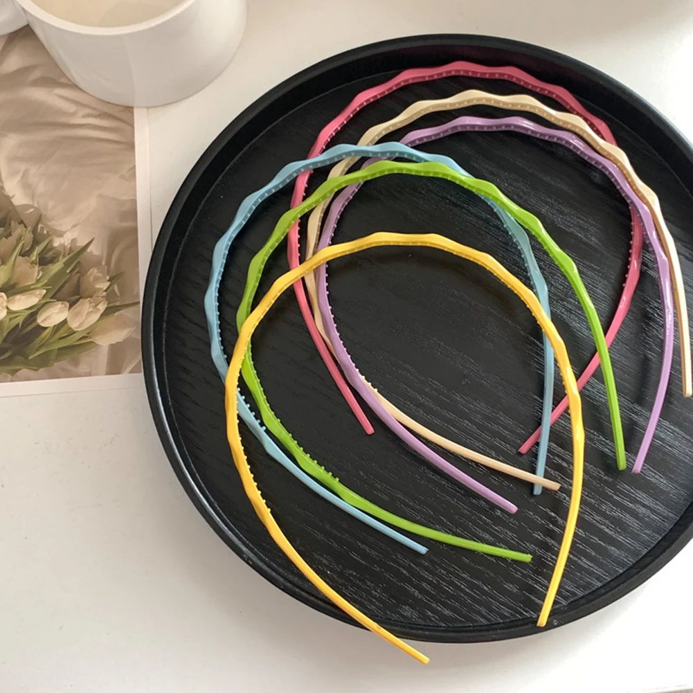 

Korean Hair Band Headbands For Hair Woman Anti-skid With Teeth Wave Hair Hoop Bezel Girls Hair Accessories Hairband New