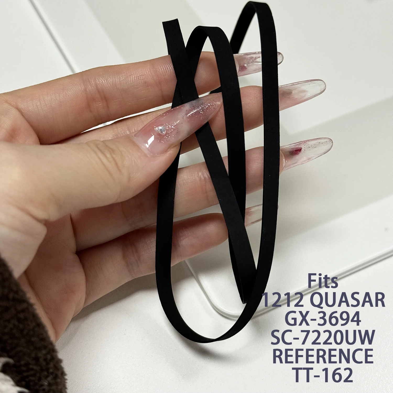 Фото Плоский приводной ремень для проигрывателей GARRARD 1212, QUASAR GX-3694, SC-7220UW, GOLDMUND REFERENCE, MARANTZ TT-162. Ремонт ремня поворотного стола. №1