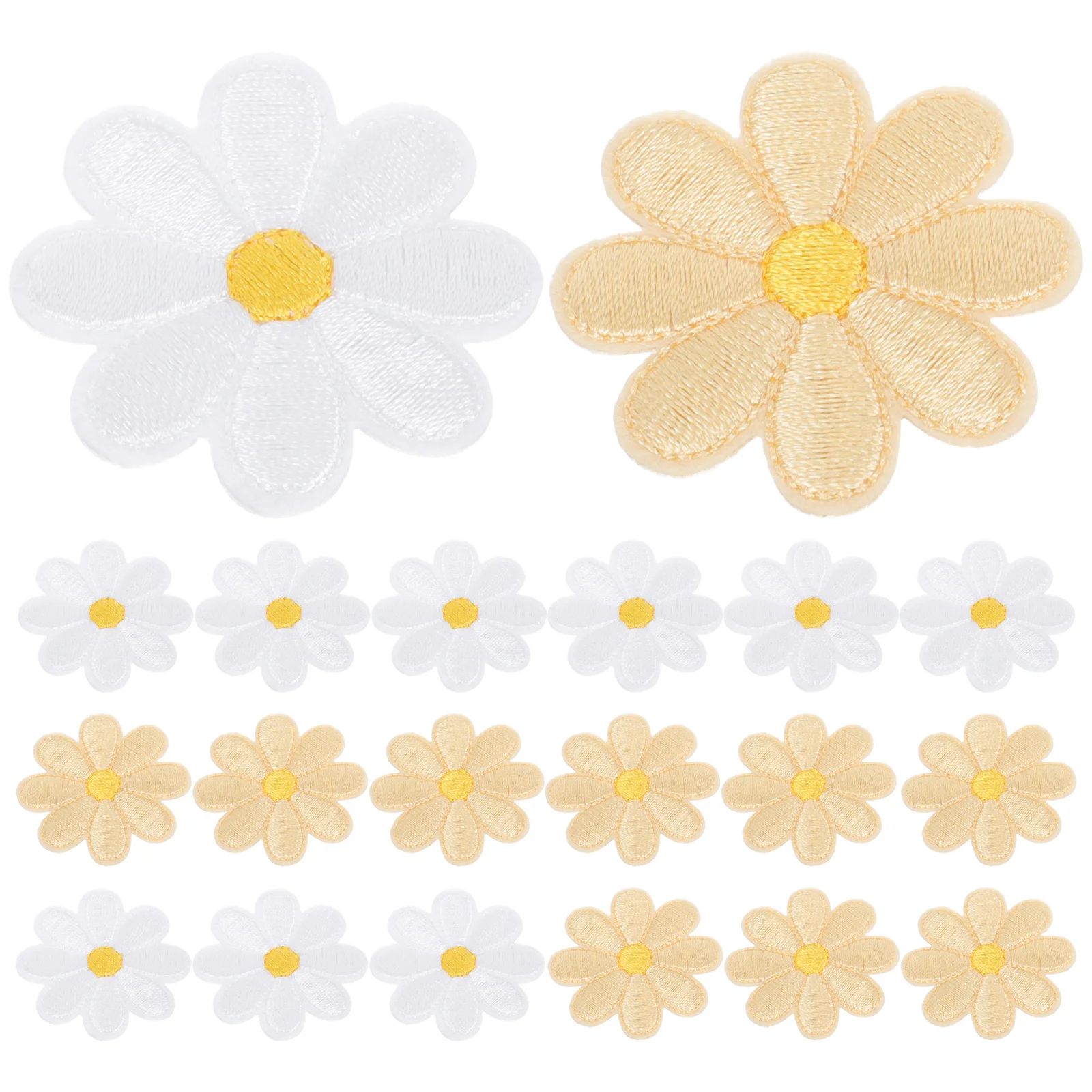 20 шт. орнамент с ромашкой вышивка для девочек разведка нашивки пришить одежду