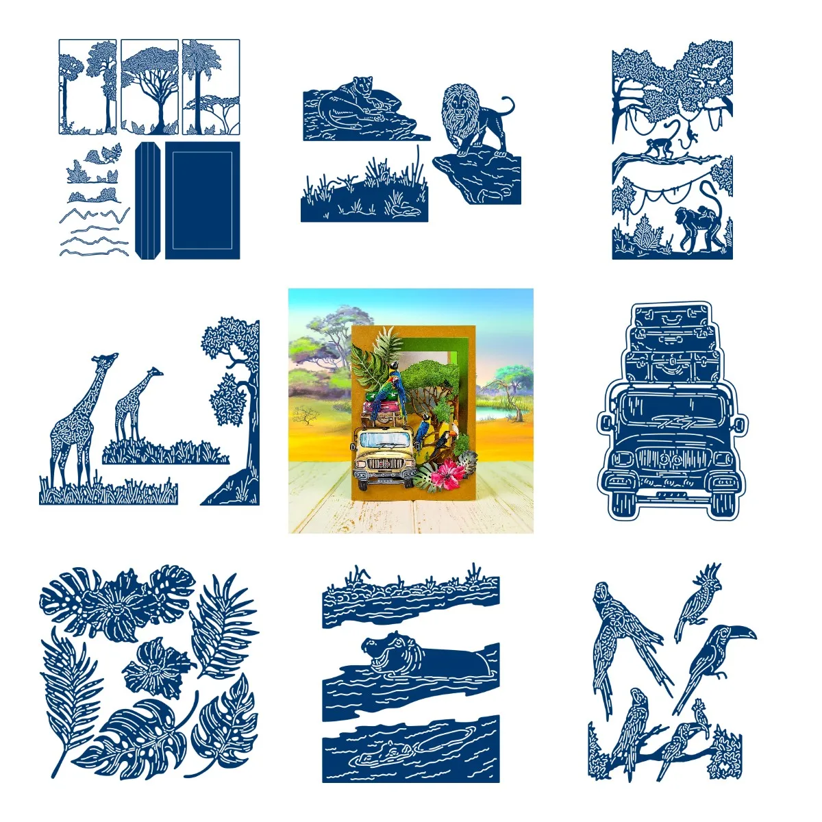 

Exquisite Animal Plant Series Metal Cutting Die New Arrival 2023 Diy Molds Scrapbooking Paper Making Cuts Crafts Template Card