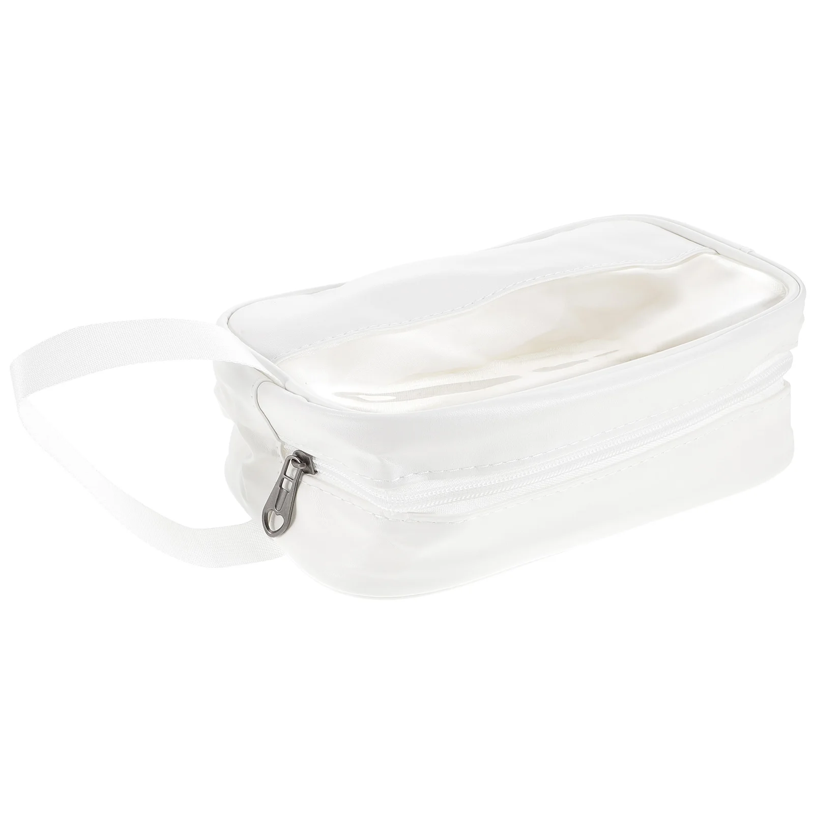 

Toiletry Bag Organizer Compact Makeup Cosmetics Container Pu Organizing Travel Carry