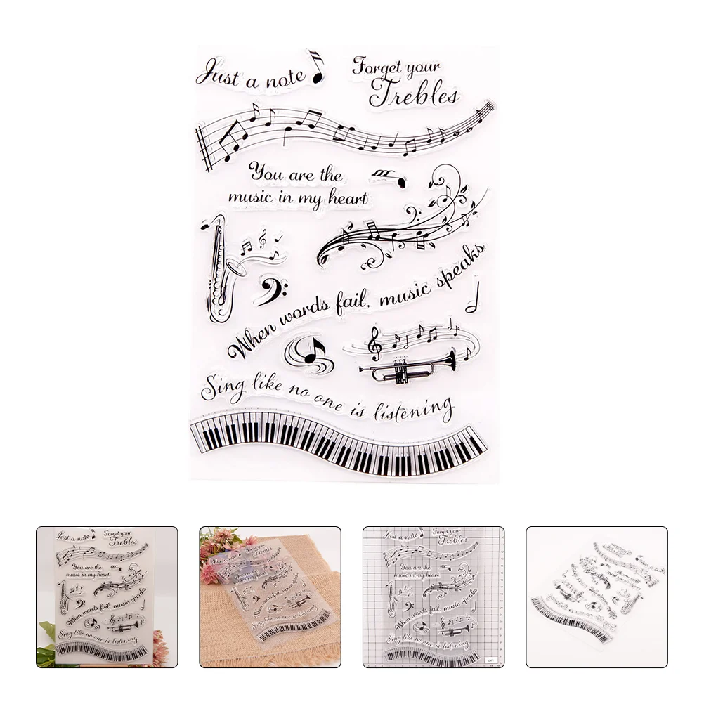 

Stamps Stamp Transparent Seal Silicone Album Hand Note Making Diary Embossing Scrapbooking Rubber Clear Crafts Account