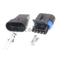1 set 4 hole auto intake pressure sensor electric wiring socket 12162190 car idle speed motor plug for buick