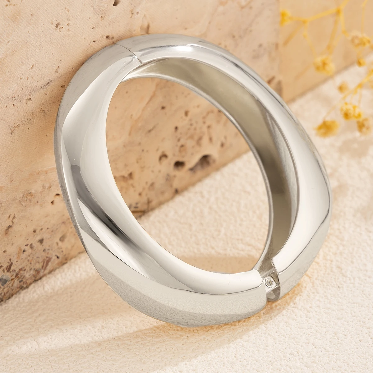 SHIXIN 3 стиля винтажные металлические Открытый весенние браслеты с геометрическим