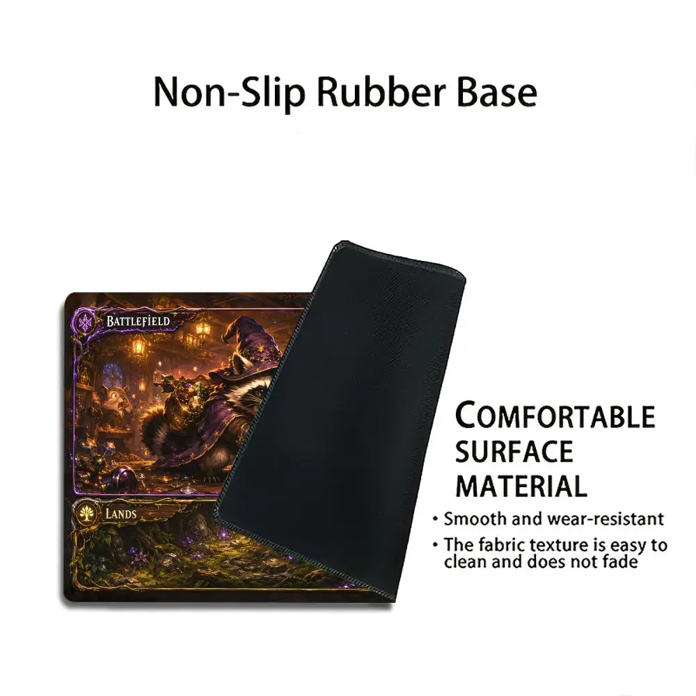 Фото Игровой коврик Magic: The Gathering Raccoon's Treasure, нескользящий, прочный, 35x60 см, для командных игр, для TCG-карт №5