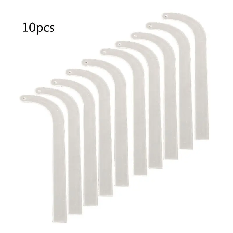 

10Pcs Clear Acrylic Earring Fitting Bar Earring Try On Display Earring Wearing Effect Stick Earring Fast Wearer for Live Sales