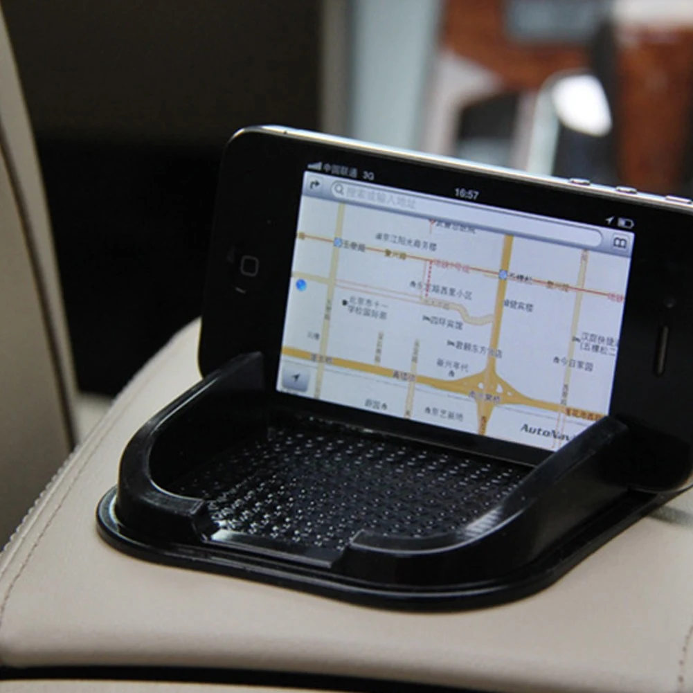 

1pc Universal Car Dashboard Non Slip Grip Pad Phone GPS Keys Holder Anti-skid Sticky Silicone Car Pad Mat 10x15.5cm Car Holder