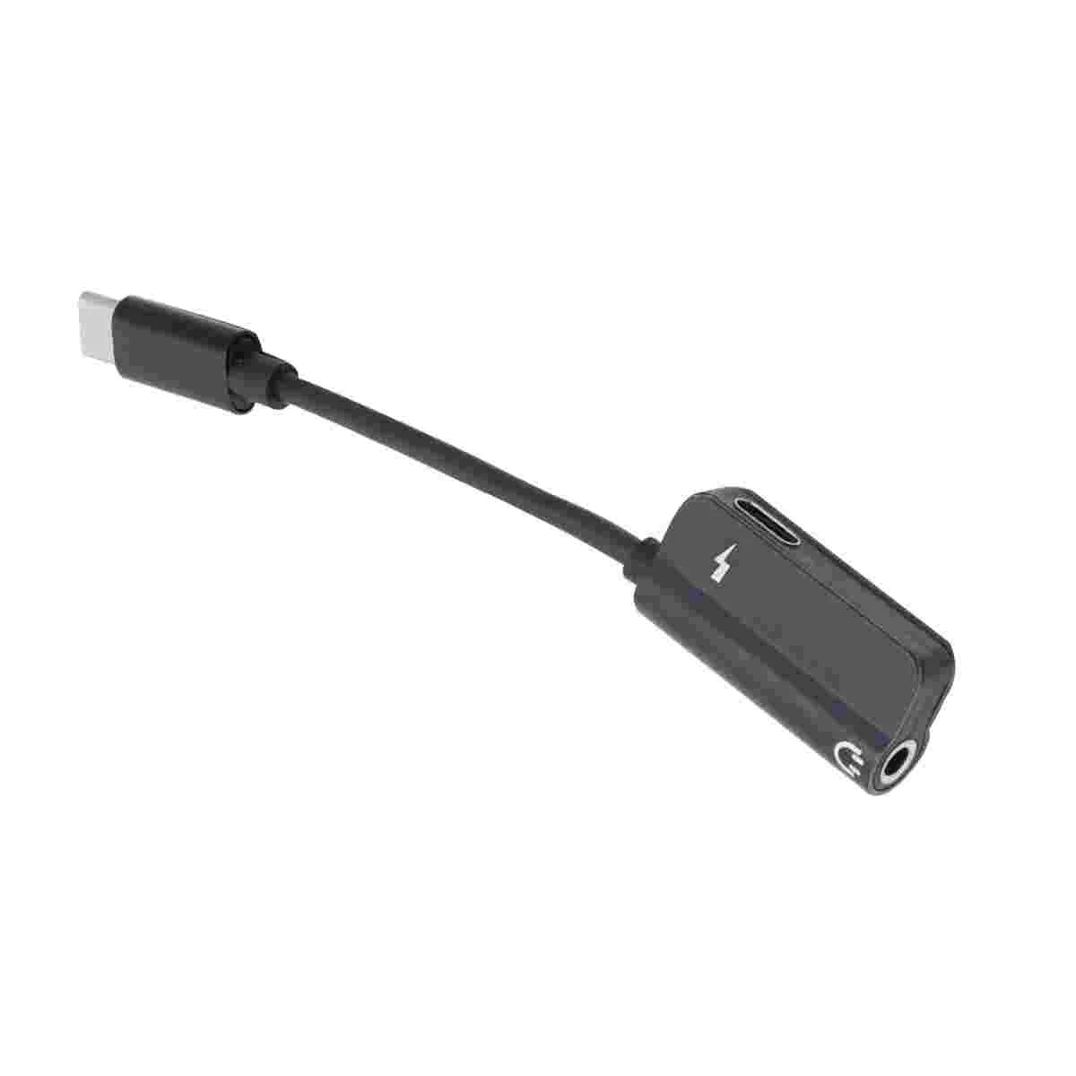 Адаптер для наушников 2-в-1 с USB Type C на 35 мм USB-кабель разъемами адаптер телефона