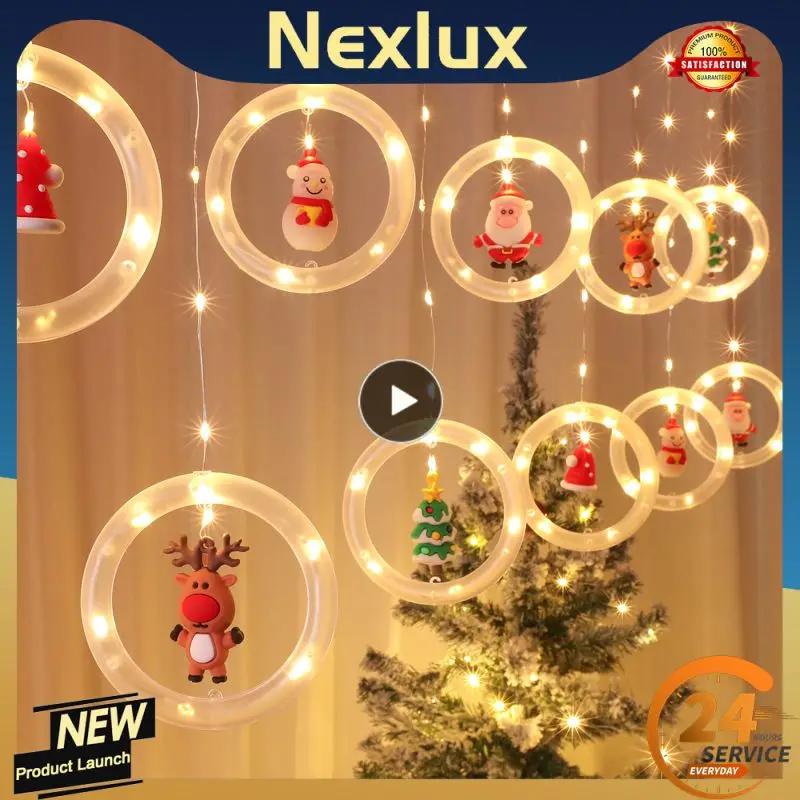 

Christmas Decorations LED Light Stars,wishing Ball Icicle String Lights IP44 Waterproof Hung On Walls, Windows, Christmas Trees