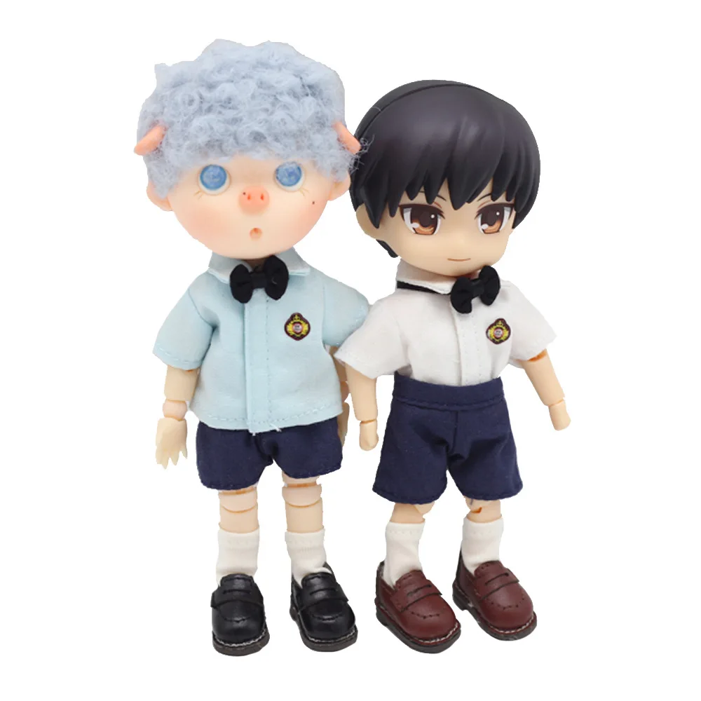 OB11 одежда 1/12 шарнирная кукла школьная форма униформа для детского сада без