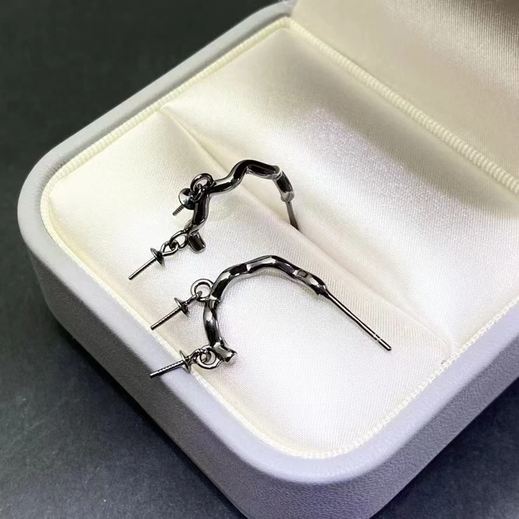 Оптовая продажа серьги из стерлингового серебра 925 пробы фурнитура для крепления