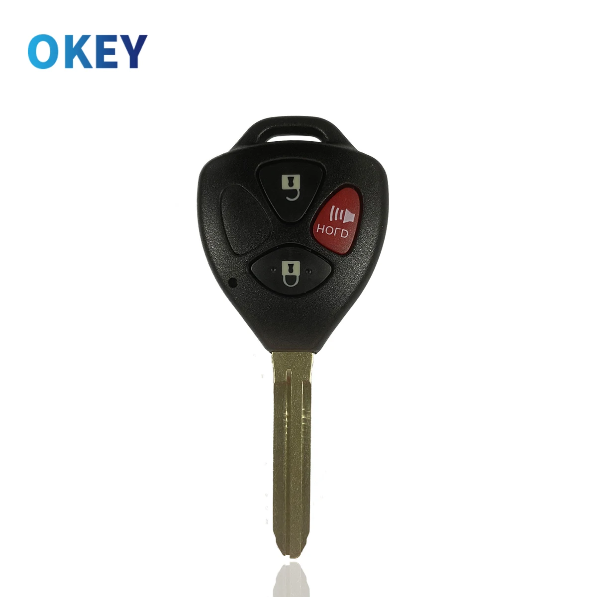 

Okey дистанционный ключ от машины для Toyota RAV4/Hilux/Camry 3-кнопочный умный дистанционный брелок для ключей от автомобиля 314,4 МГц HYQ12BBY ID67 чип