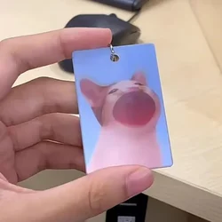 Брелок с мемным котаном