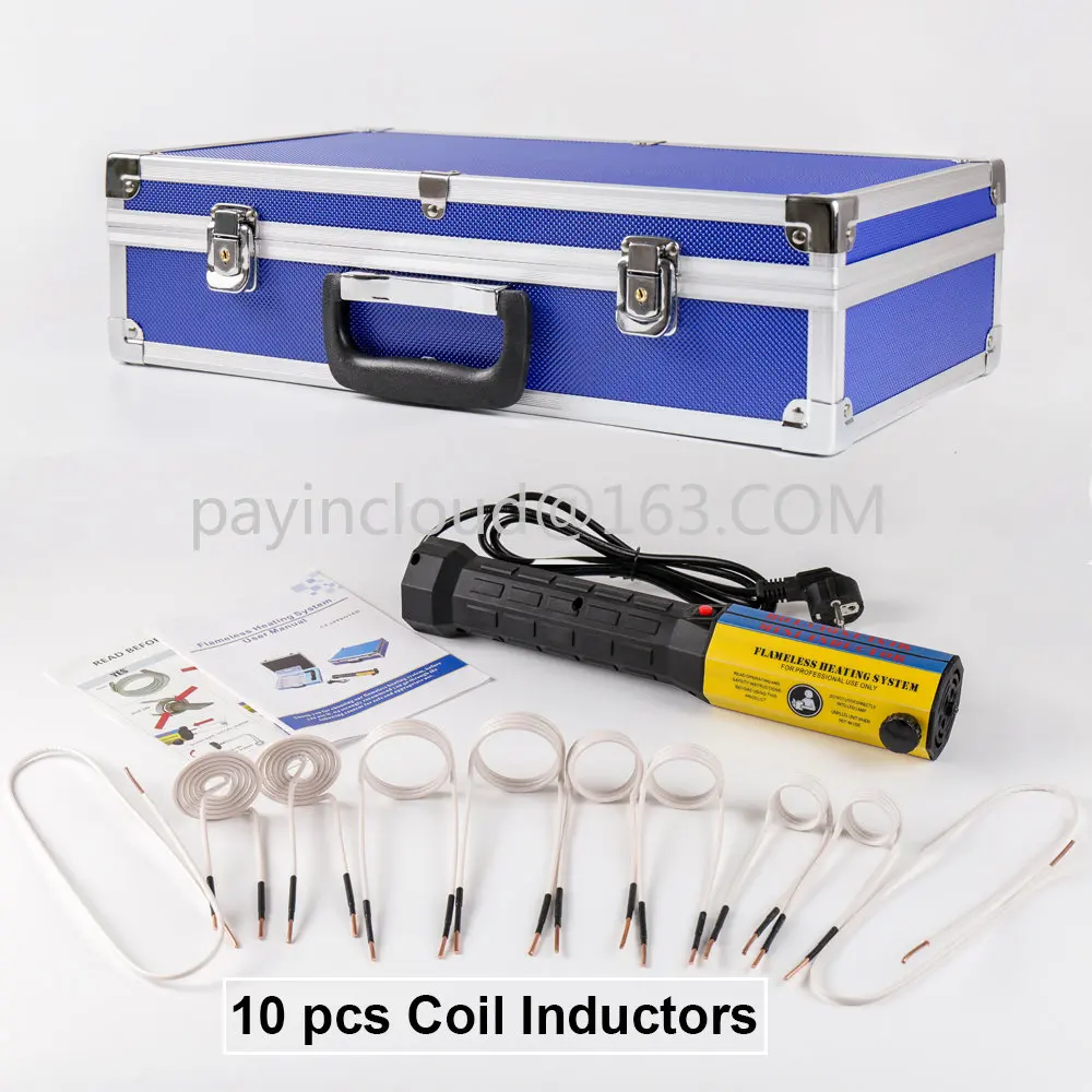 

1000W Small High Frequency Induction Heater Handheld Electromagnetic Heater Disassemble bolt heating tool