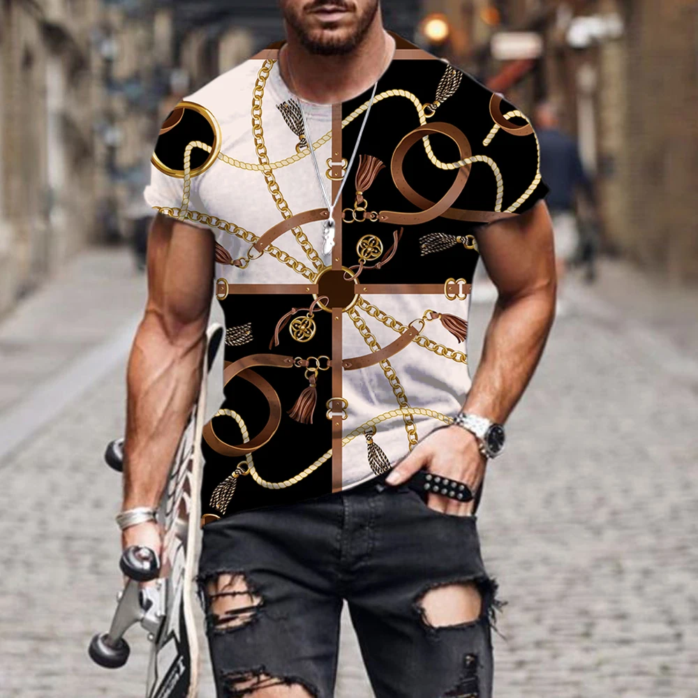 

2021 Nieuwe Zomer 3d Bedrukte T-shirts Casual Man T-shirt Korte Mouw Sweater Kleding Tops Fashion Hot Vrouw Mannen Kleding